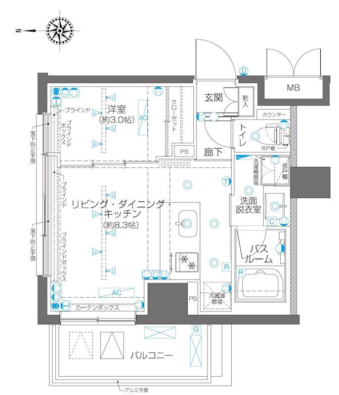 ZOOM高田馬場 209号室 間取り