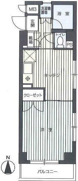 フェニックス明大前 503号室 間取り
