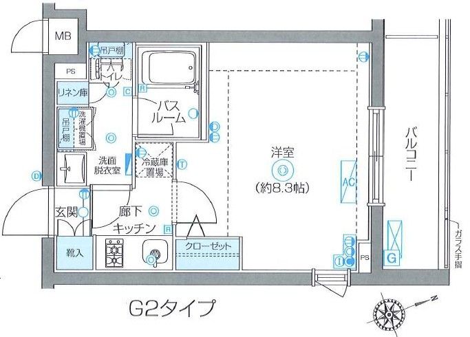ZOOM吉祥寺EAST 507号室 間取り