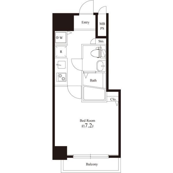 ロイヤルアメニティー西戸山 207号室 間取り