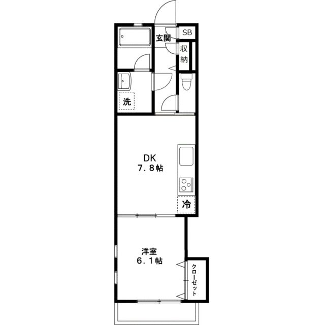 コンフォート目白 104号室 間取り