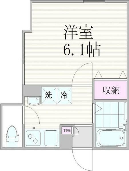 エスタシア南千住 401号室 間取り