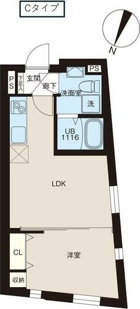 レピュア北池袋駅前レジデンス 403号室 間取り