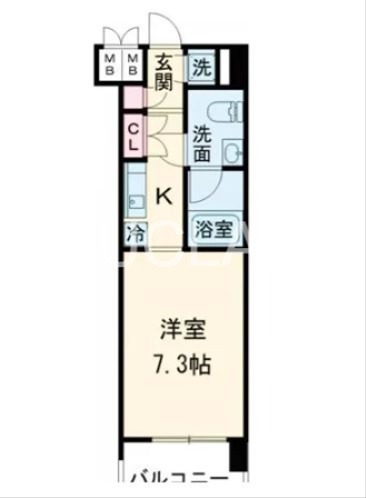 メインステージパーク大山 306号室 間取り