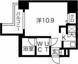 スパシエステージ池袋西 804号室 間取り