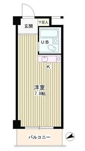 ローヤルガーデン 804号室 間取り