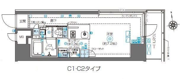 ＺＯＯＭ東新宿 間取り図