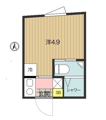 アスパイア新宿 303号室 間取り