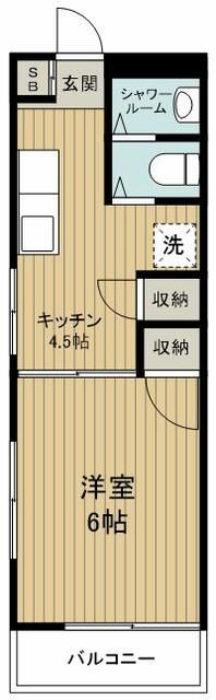 ヴィレッジ・Ⅰ 4号室 間取り