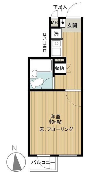 フェニックス代々木上原 間取り図