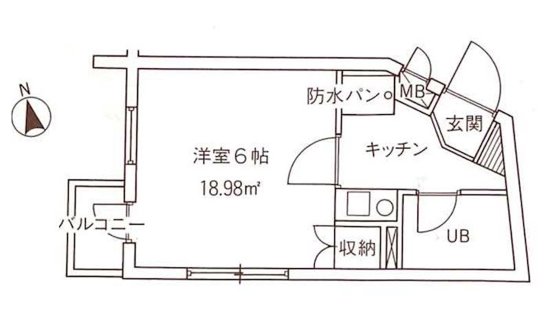 フェニックス代々木上原 間取り図