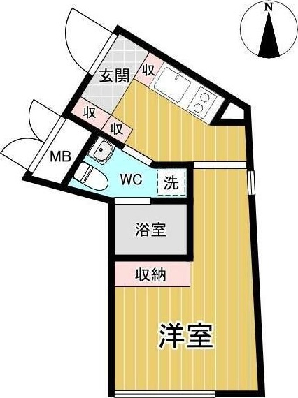 Ａｐｒｉｃｏｔ上野入谷 間取り図