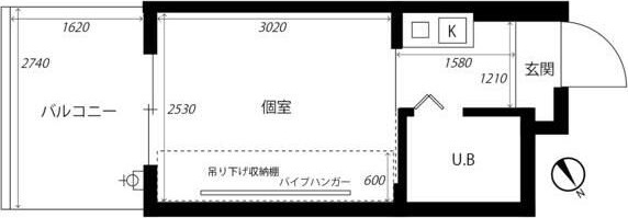 柏木MURA 702号室 間取り