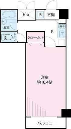 ヴィアレット原宿 102号室 間取り