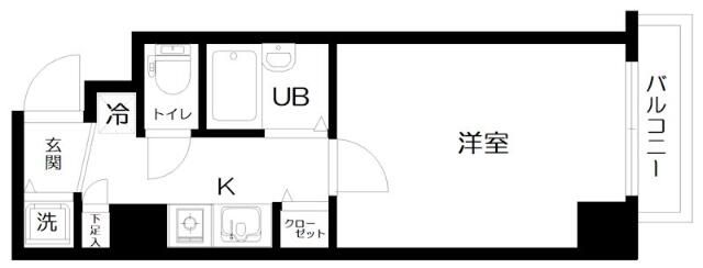 クレアシオン新中野 203号室 間取り