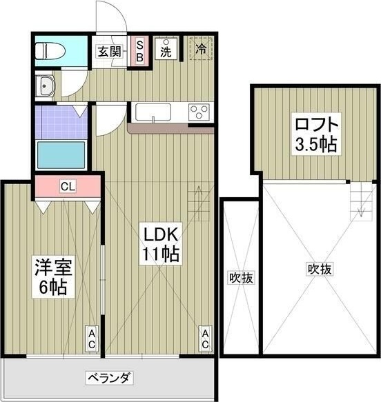 Ｏｗｌ　堀切 304号室 間取り