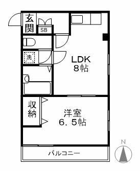 ＮＴＫハイム 203号室 間取り