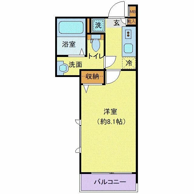 ピアコートＴＭ大泉学園壱番館 204号室 間取り
