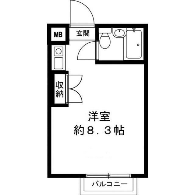 ハーモニアスガーデン 105号室 間取り