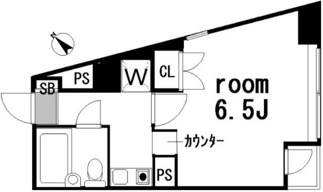 コムロンド四谷三丁目 402号室 間取り