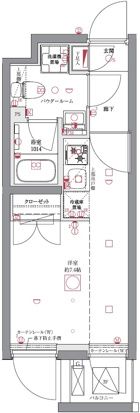 ユリカロゼＡＺ亀有 203号室 間取り