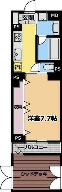 ラ・ヴィスタ西新宿Ⅱ 103号室 間取り
