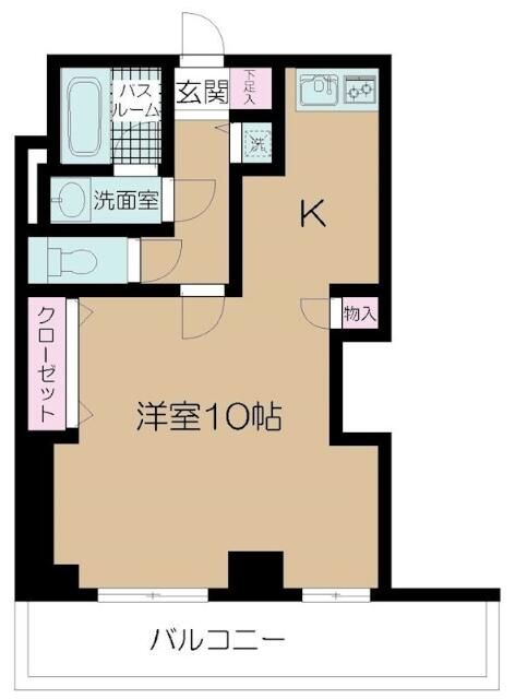 サンピア西須賀 203号室 間取り