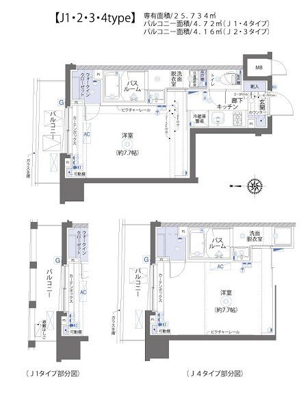 ZOOM板橋大山 704号室 間取り