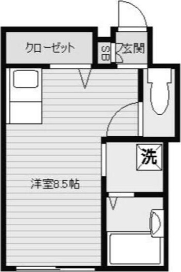パラッツォグラティオーソ 304号室 間取り