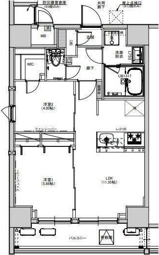 Ｓ－ＲＥＳＩＤＥＮＣＥ綾瀬ｒｉｖｉｅ 802号室 間取り