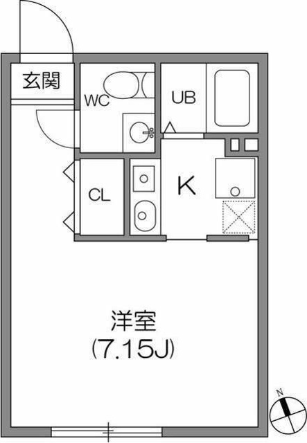 ＺＥＳＴＹ神楽坂Ⅰ 402号室 間取り