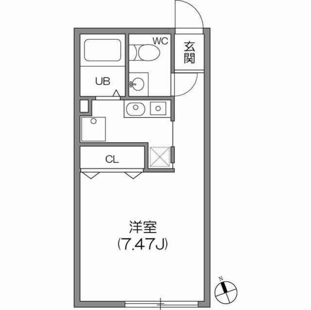 ＺＥＳＴＹ神楽坂Ⅰ 間取り図