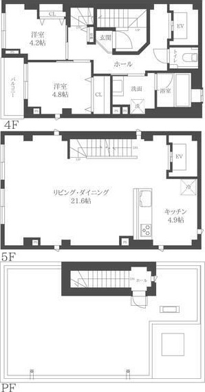 リュクサンブール道灌山 間取り図