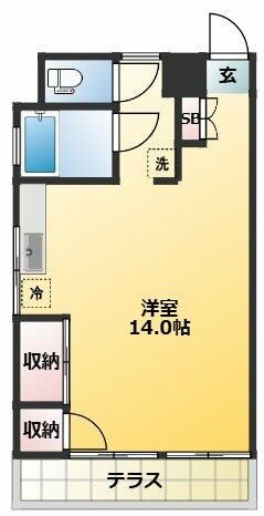 西大久保イレブン 間取り図