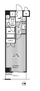 グランハイツ東新宿 間取り図