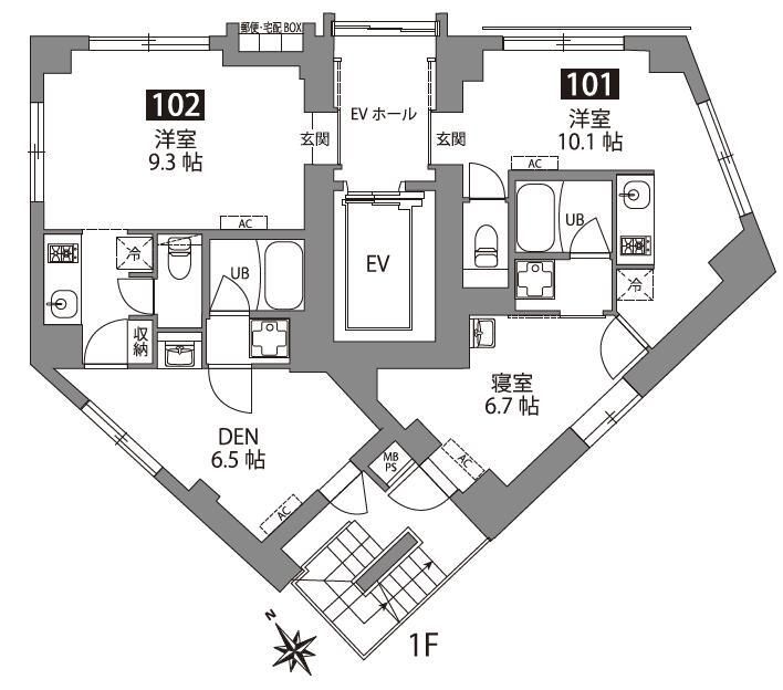 ＦＡＢＲＩＣ東長崎Ｒｅｓｉｄｅｎｃｅ 間取り図
