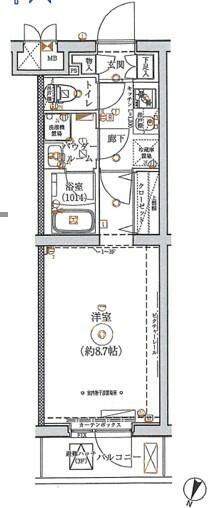 パティーナ大泉学園 207号室 間取り