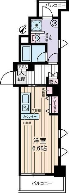 クオーレ西新宿 303号室 間取り