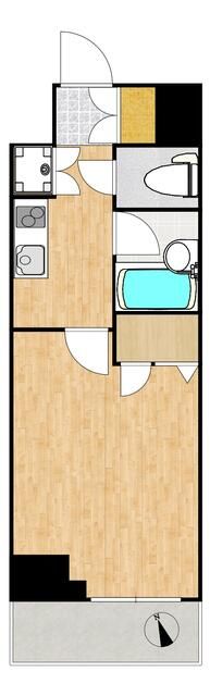 パレステュディオ早稲田ＰａｒｋＶｉｅｗ 906号室 間取り
