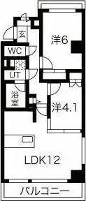 エルフォルテ東日暮里 412号室 間取り