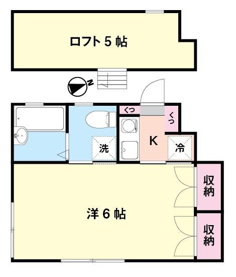 ｖｉｌｌａ花水木 105号室 間取り