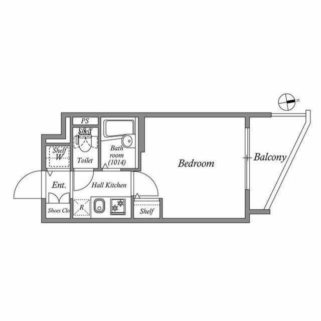 レジデンス新宿中落合 404号室 間取り