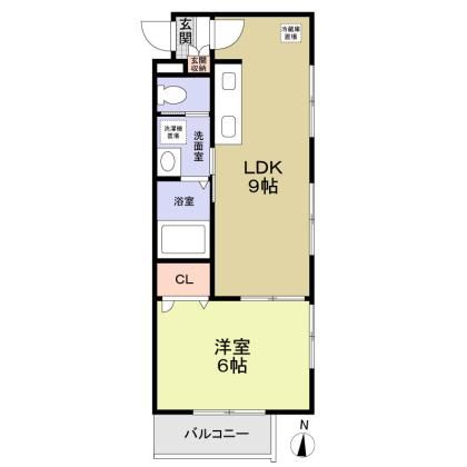 ＡＫピオニー 203号室 間取り
