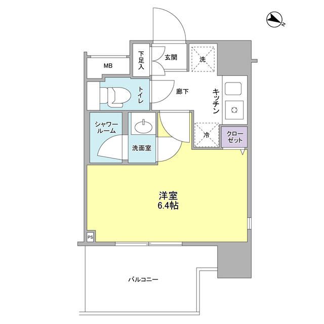 アイルズ東中野 304号室 間取り