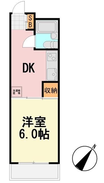 梨苑マンション 202号室 間取り