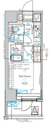 DIPS亀有駅前 705号室 間取り