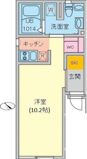 ルーナクレシェンテ早稲田 501号室 間取り