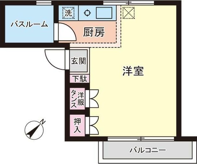 ハイツ・アルトー 202号室 間取り