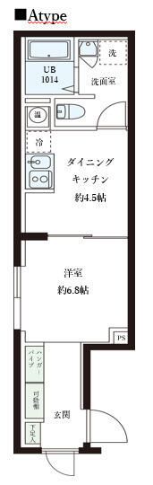 レピュア大島レジデンスⅡ 501号室 間取り