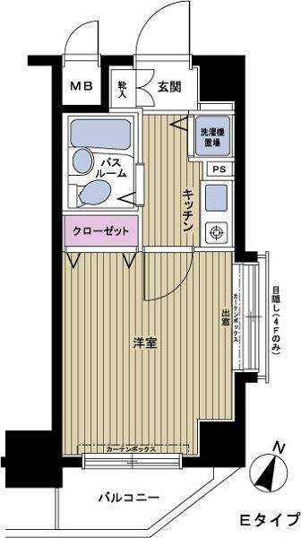 フェニックス笹塚壱番館 205号室 間取り